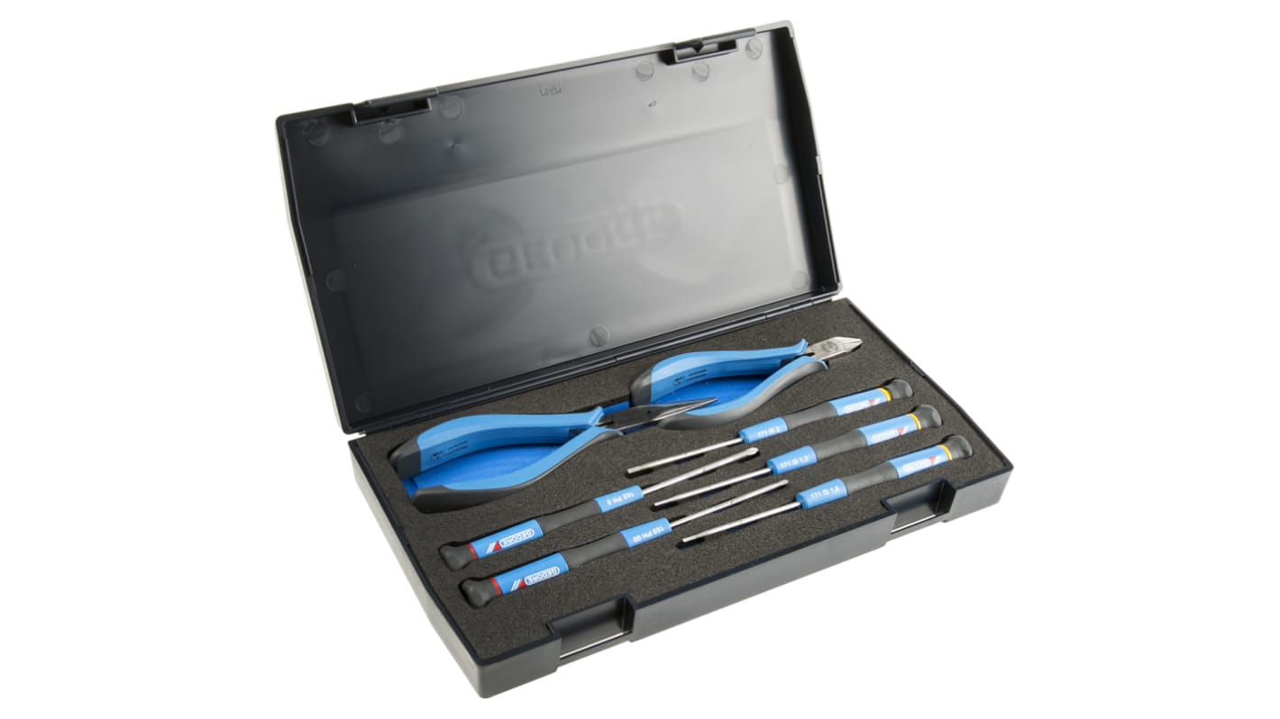 6601830 Gedore Precision Phillips, Slotted Screwdriver Set 7 Piece RS