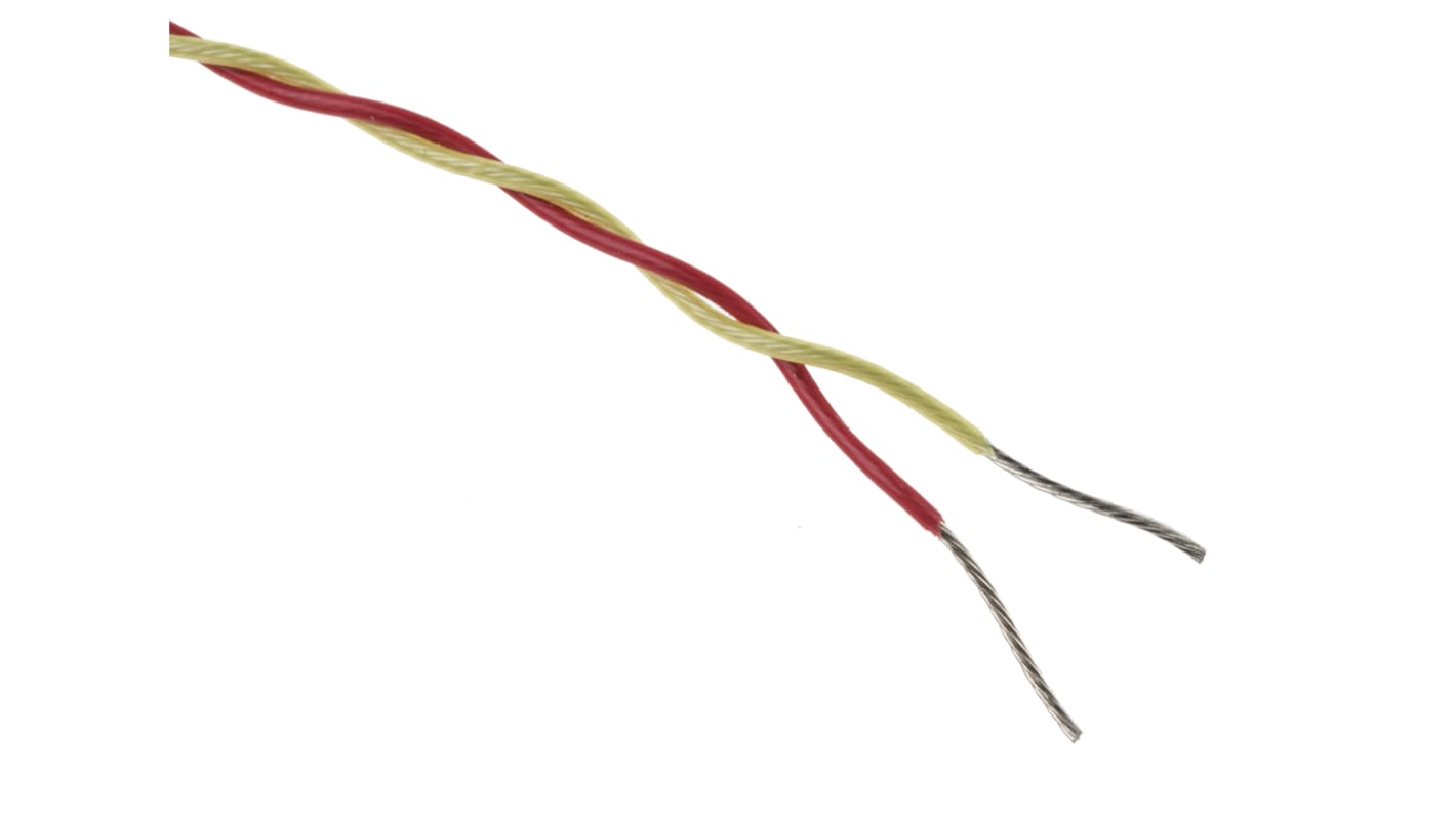 RS PRO Type K Exposed Junction Thermocouple 1m Length, 7/0.2mm Diameter → +250°C