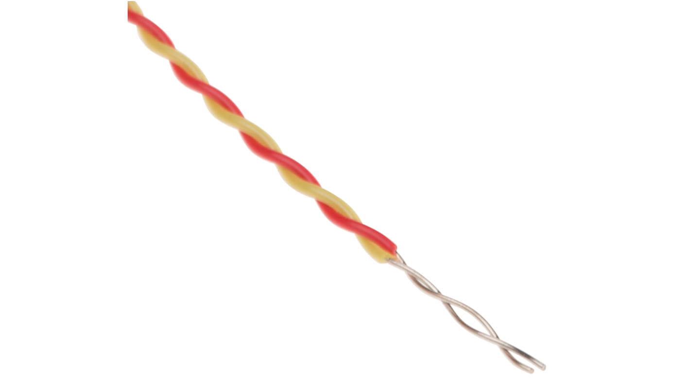 RS PRO Type K Exposed Junction Thermocouple 10m Length, 1/0.3mm Diameter → +250°C