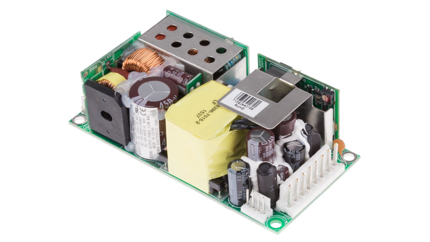 SL POWER CONDOR Switching Power Supply, CINT3110A1708K01, 5 V dc, ±15 V dc, 14.0A, 80W, 1 Output, 90 → 264V ac