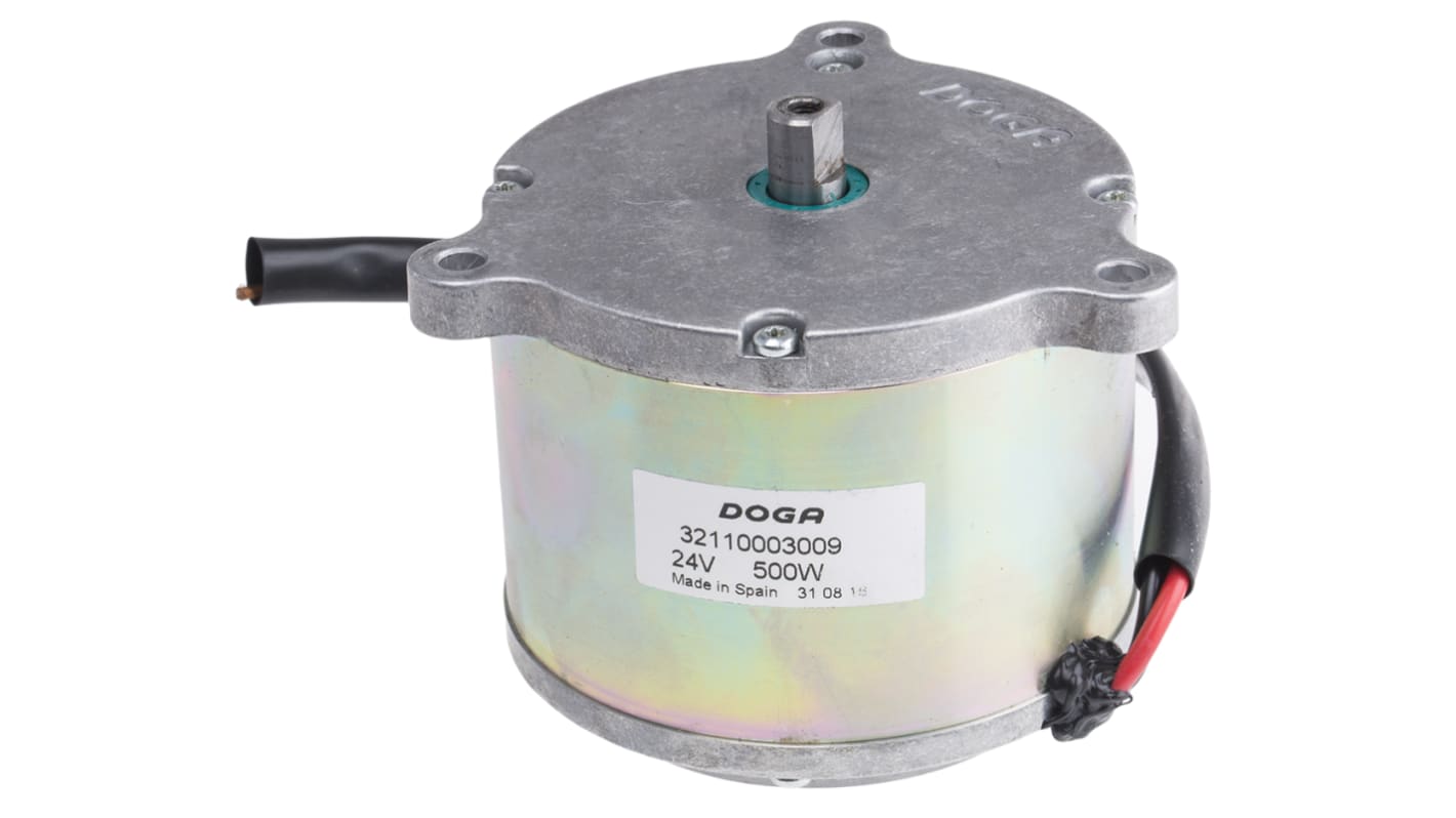 Motor DC DOGA, 24 V dc, 500 W, 2.700 rpm, par máx. 1,9 Nm