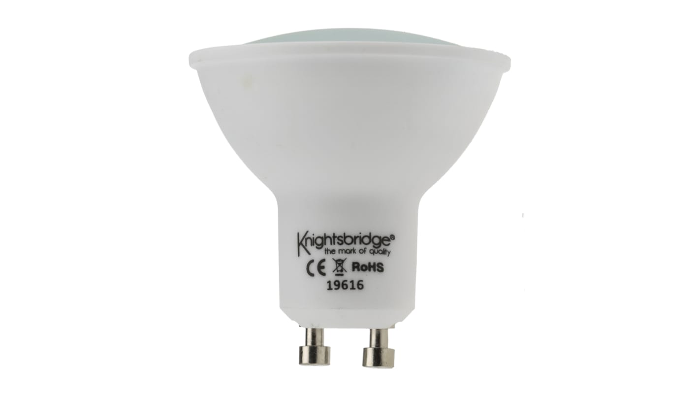 Lámpara LED reflectora RS PRO, 230 V, 5 W, casquillo GU10, luz diurna, 6000K, 455 lm, 25000h