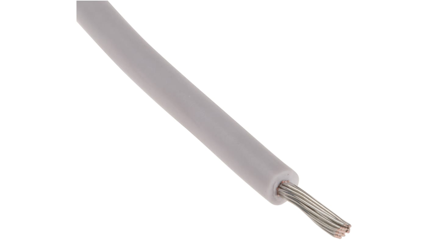 Fils de câblage RS PRO, 0,6 mm², Blanc, 20 AWG, 100m, 750 V