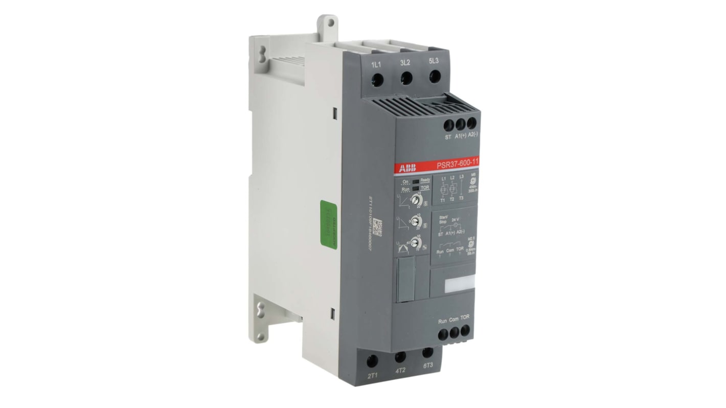 ABB PSR Sanftstarter 3-phasig 18.5 kW, 208 → 600 V ac / 37 A, Manuell