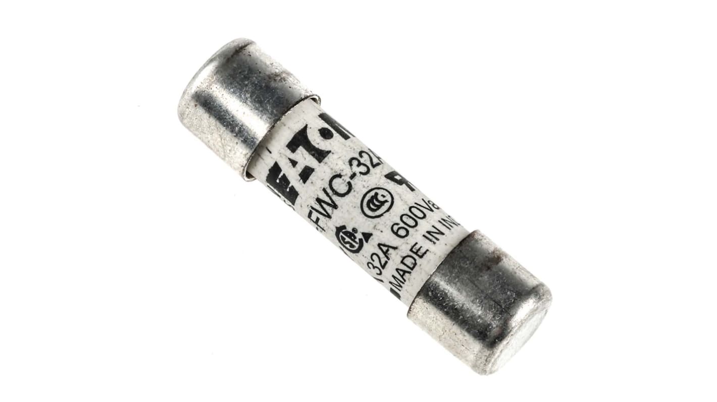 Eaton 32A F Ceramic Cartridge Fuse, 10 x 38mm