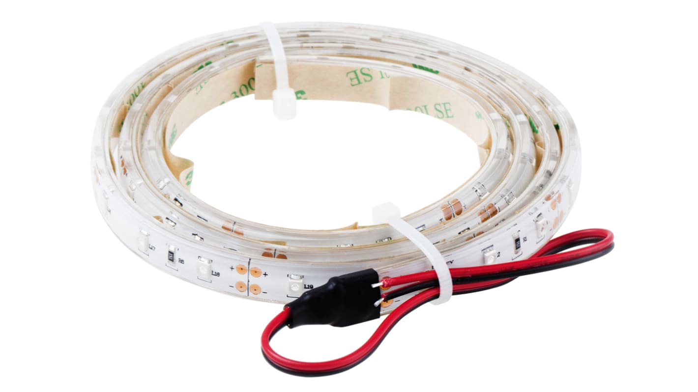 LED pásky, počet diod LED/metr: 60, Modrá, délka pásky: 1m, 470 nm, 12V, šířka pásku: 10mm, IP65