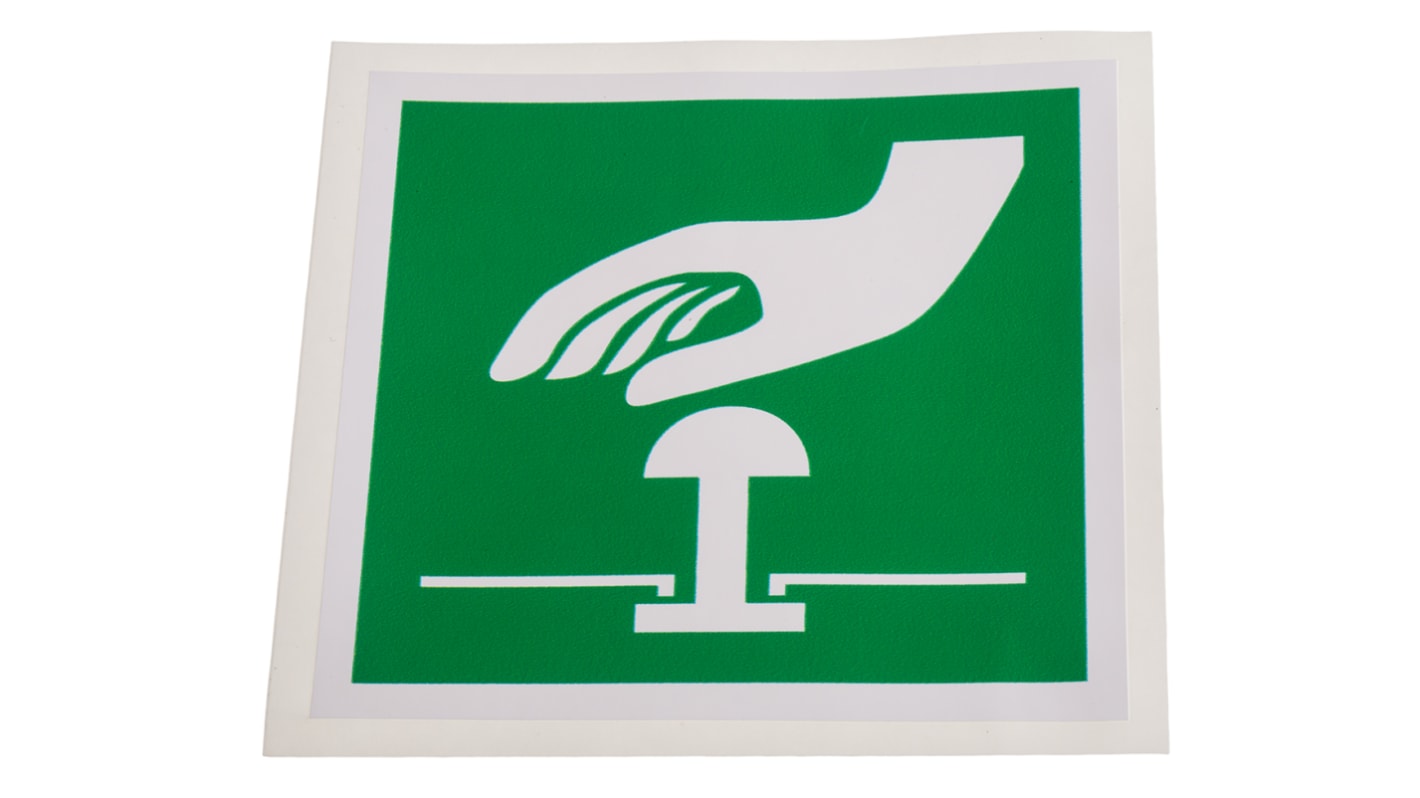 RS PRO Vinyl Green/White Safe Conditions Label, None