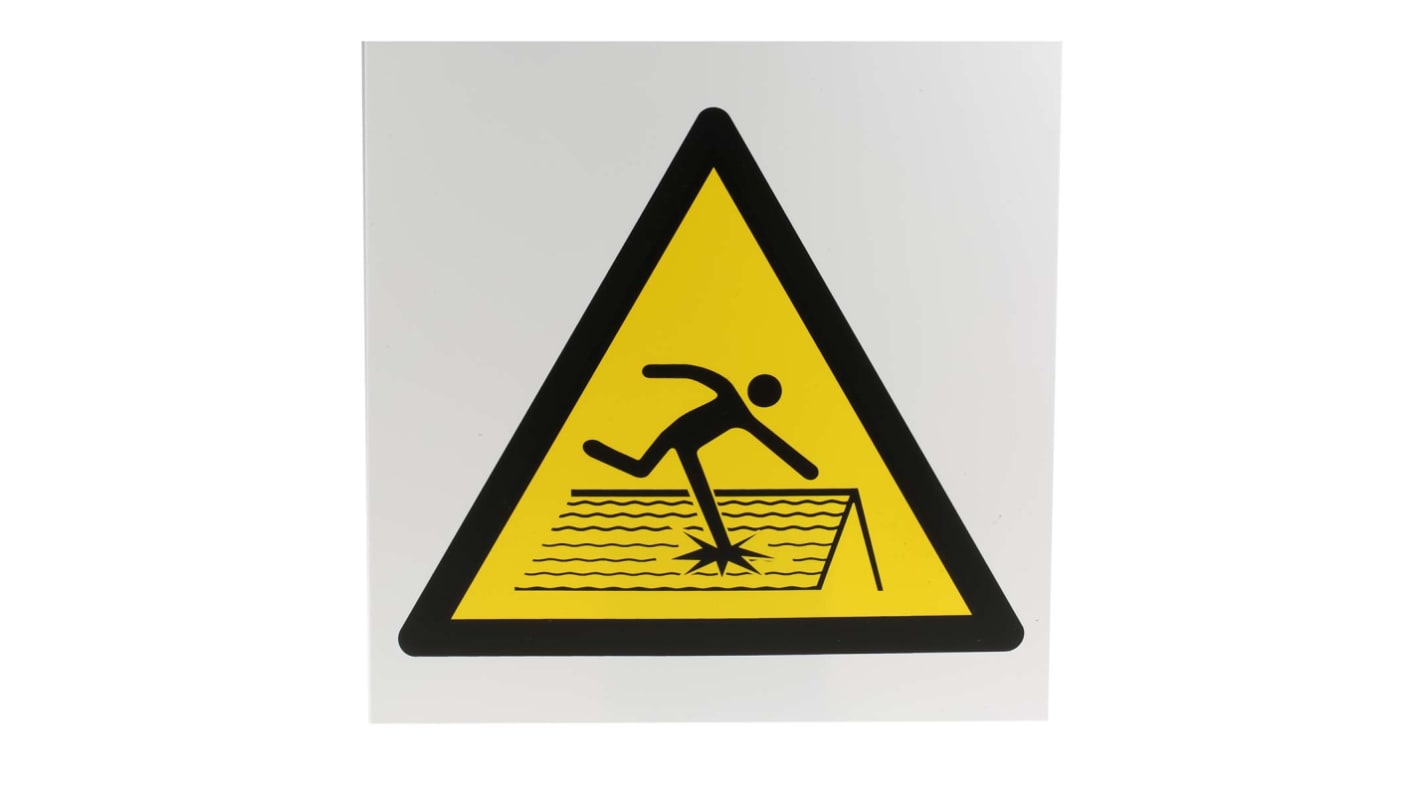 RS PRO Area Hazard Hazard Warning Sign