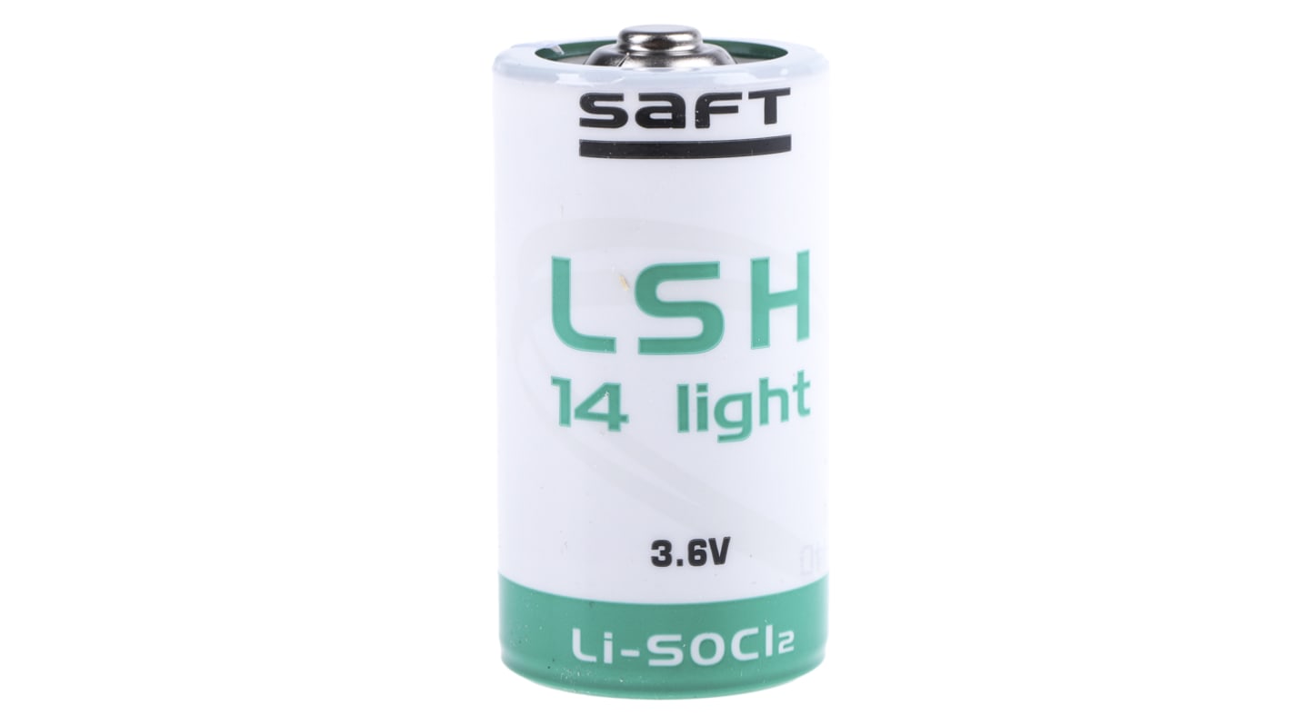 Batteria C Saft, Litio cloruro di tionile, 3.6V, 3.6Ah, terminale standard