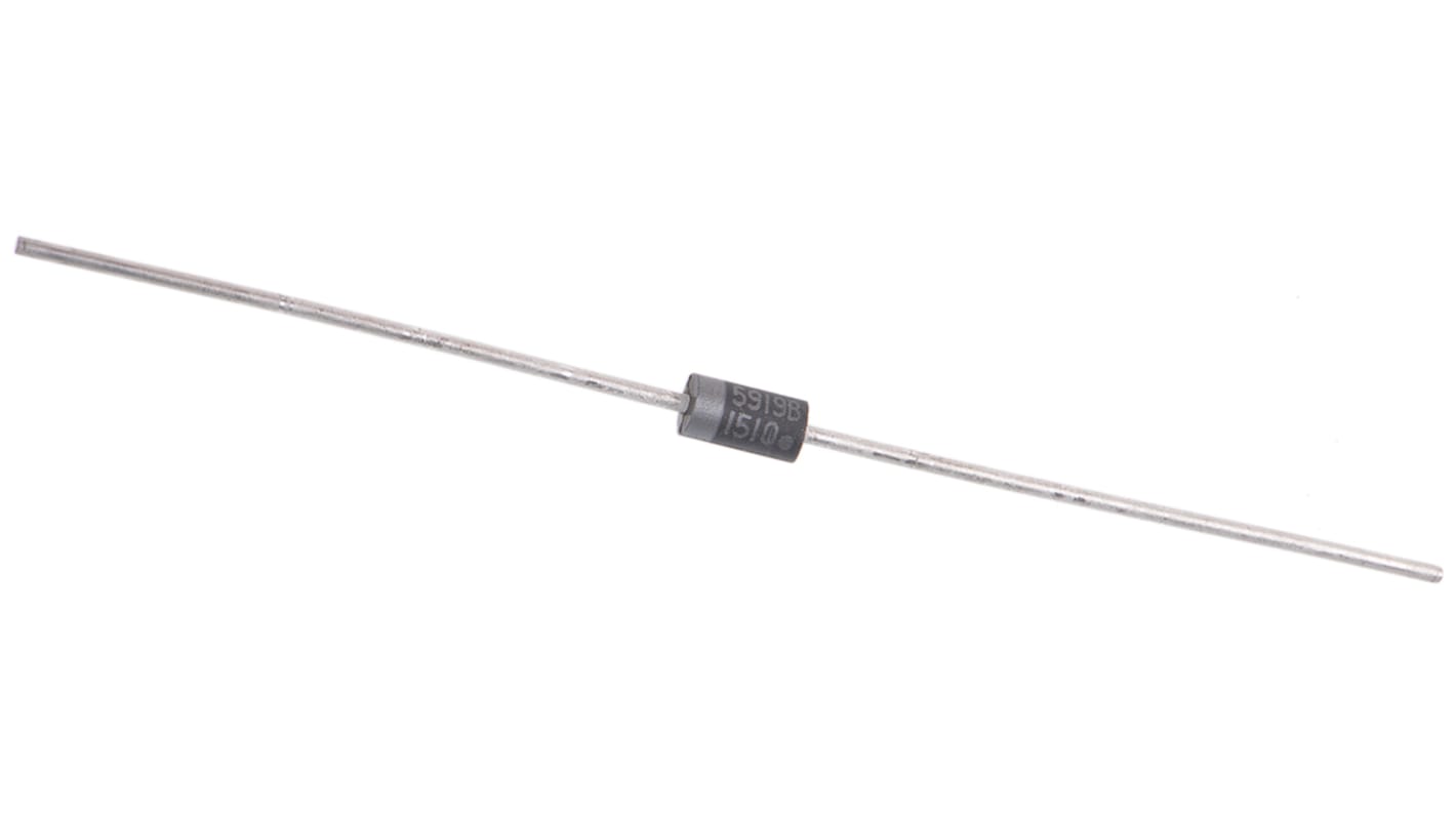 onsemi, 5.6V Zener Diode 5% 3 W Through Hole 2-Pin DO-41