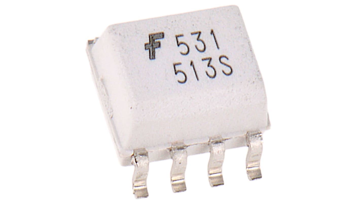 Fotoaccoppiatore onsemi, 2 canali, Montaggio superficiale, uscita Transistor, 8 Pin