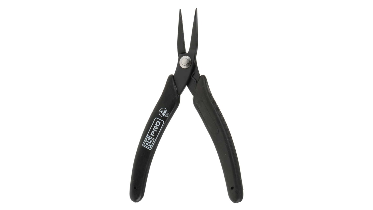 RS PRO Electronics Pliers, Long Nose Pliers, 150 mm Overall, Straight Tip, ESD