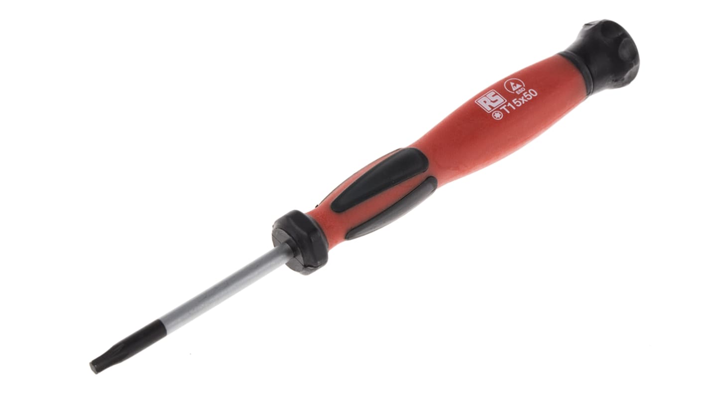 RS PRO Torx Screwdriver, T15 Tip, 50 mm Blade