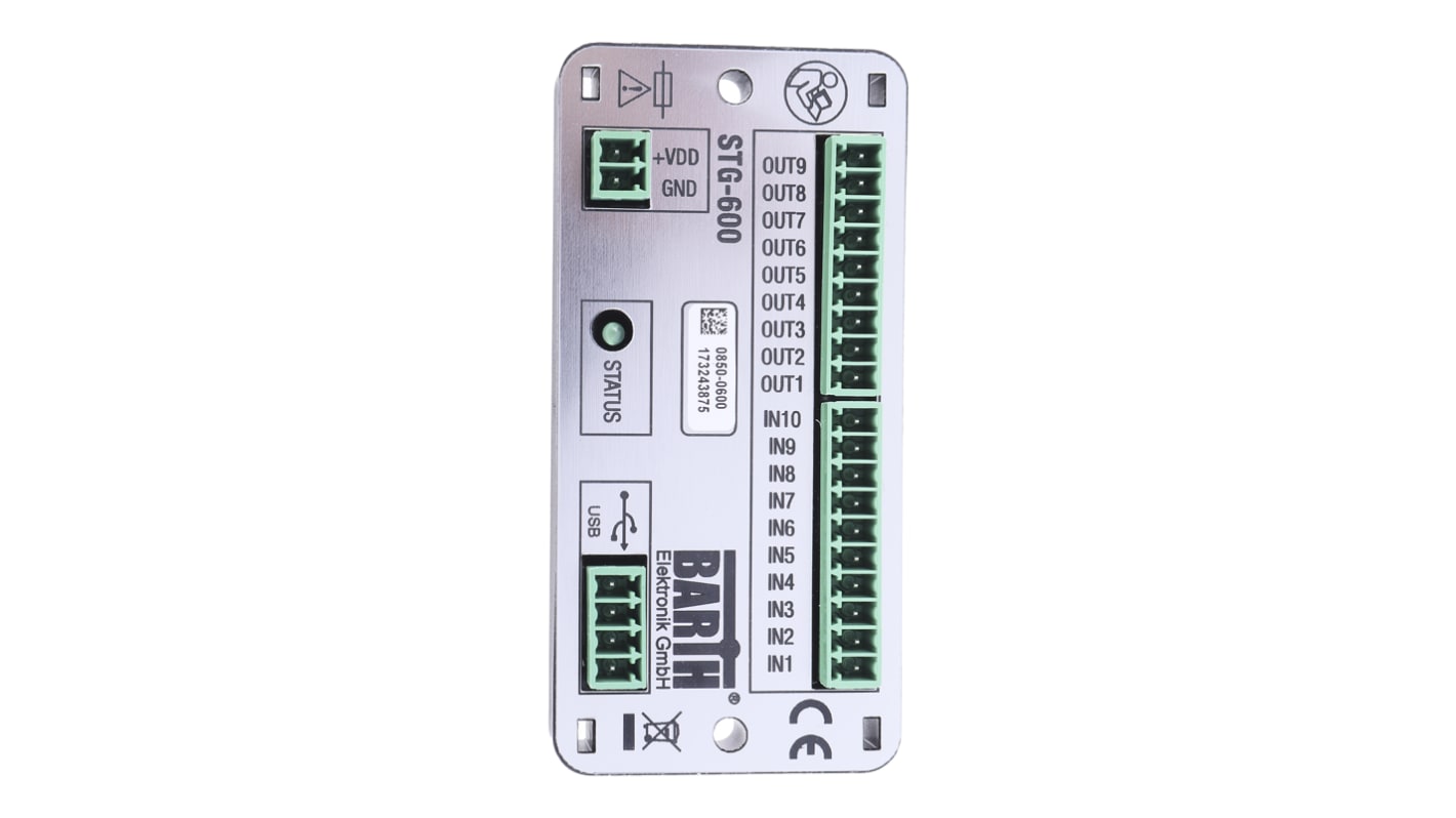 PLC – I/O modul řada LOCOCube mini-PLC, výstup: Mosfet, polovodičové Montáž do panelu 7→ 32 V stejnosm BARTH