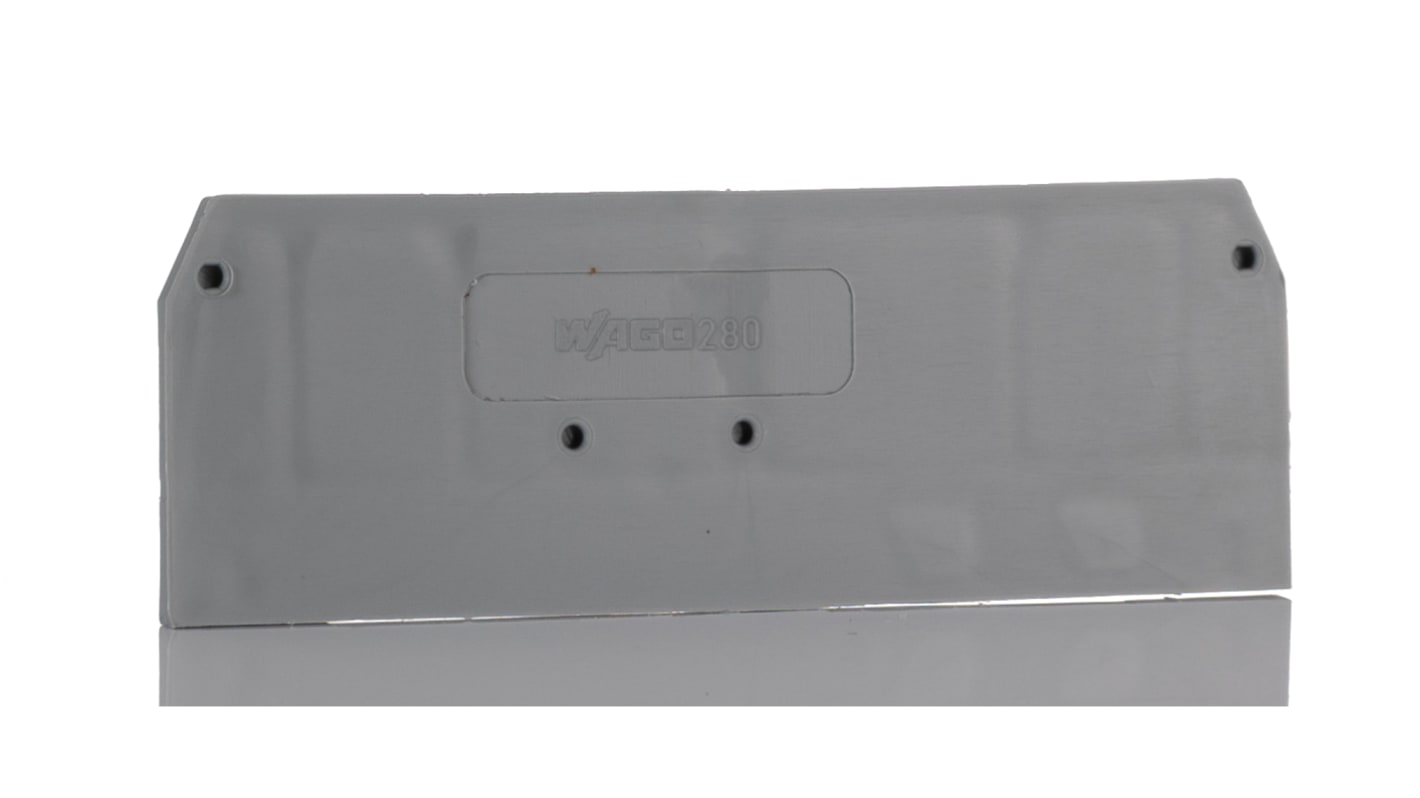 Wago 280 Series End and Intermediate Plate for Use with 280 Series Terminal Blocks