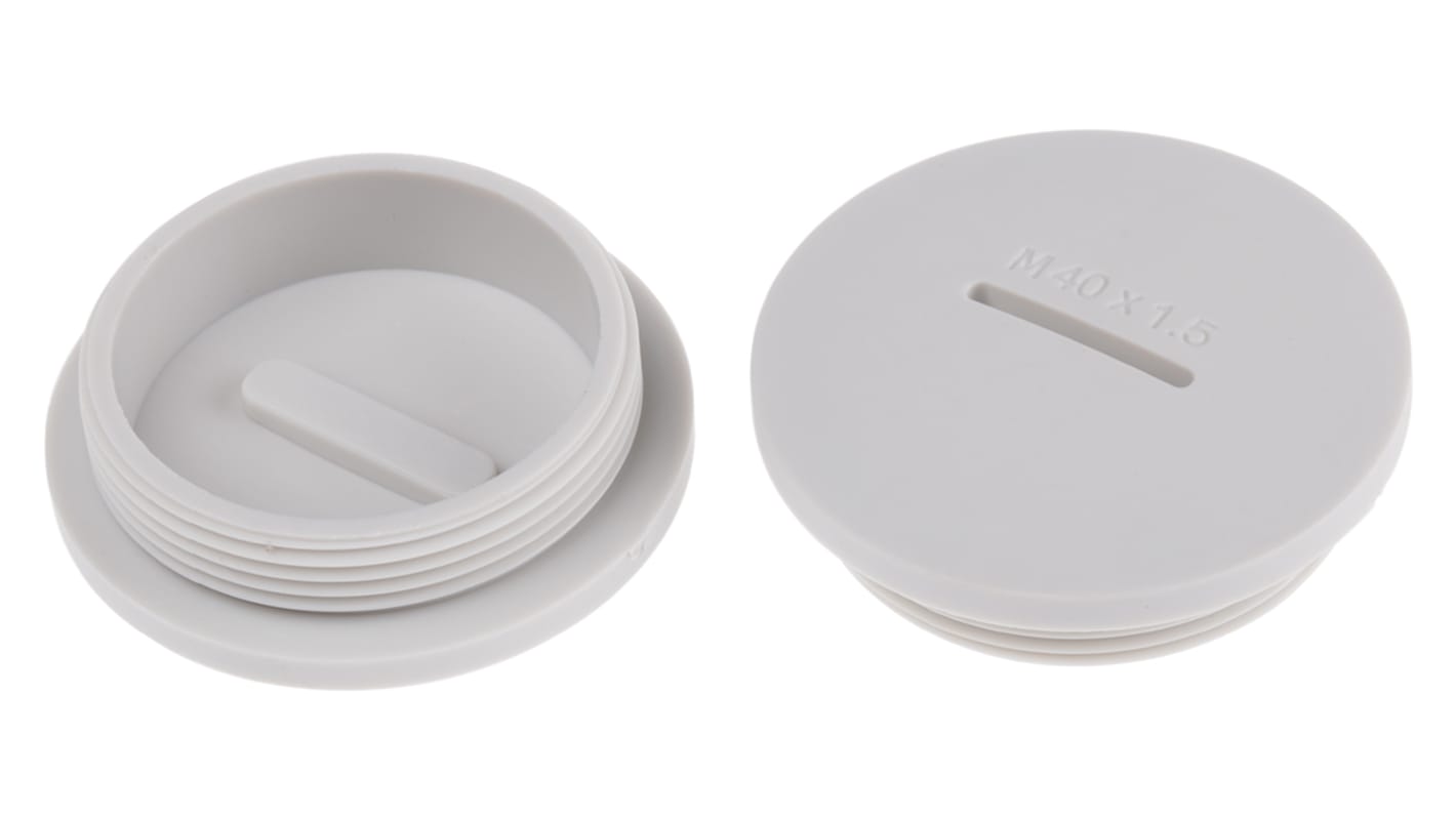 Bouchon obturateur RS PRO M40, Ø 39.9mm - 45.8mm en Nylon 66