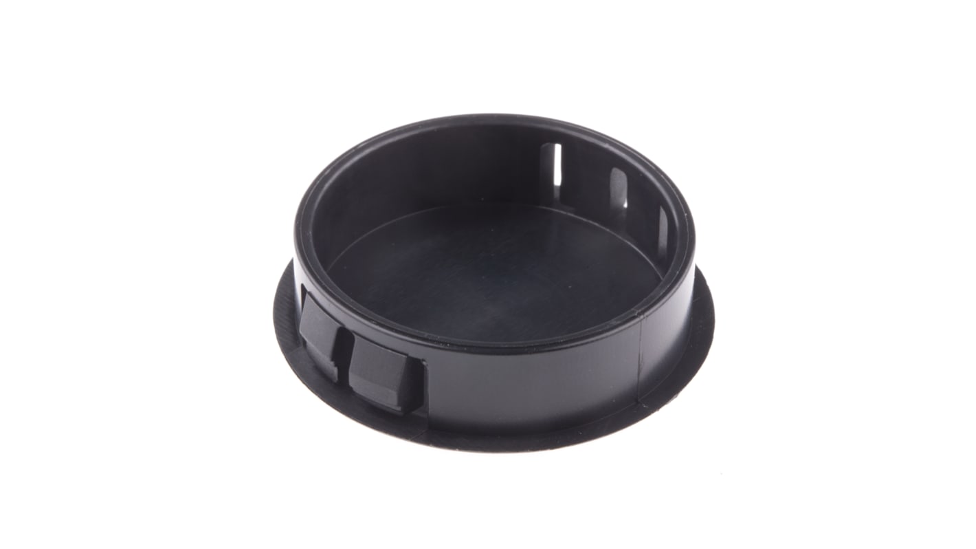 Tapón ciego para prensaestopas RS PRO, Negro, No Roscado, Nylon 66, Tapón, 38.1mm, 42.1mm