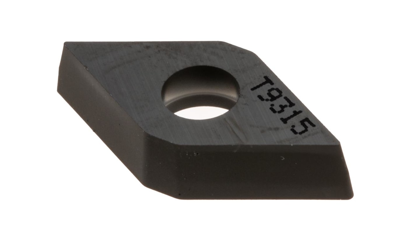 Plaquita de torno Pramet, serie DCMT, ángulo de aproximación 93°, para usar con SDJCR 11, long. 11.6mm, alt. 3.97mm