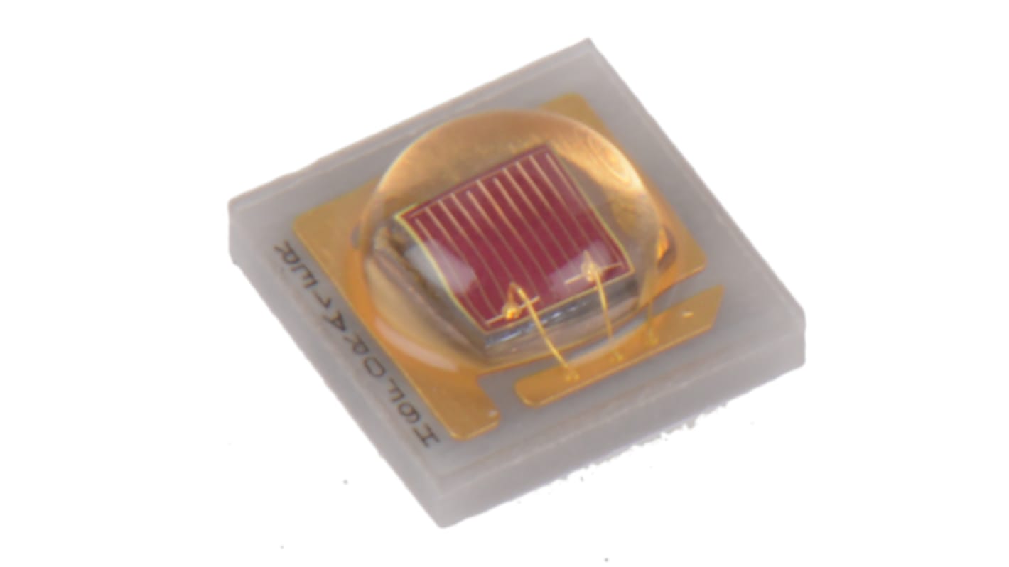 ams OSRAM LED, 2 tüskés, felületre szerelhető, Vörös, 730 nm, 231 mW, 1,85 V, 150 °, OSLON SSL 150 sorozat, 3030 (1212)