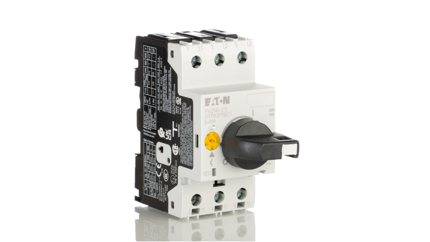 Eaton 1.6 → 2.5 A Motor Protection Circuit Breaker, 690 V ac