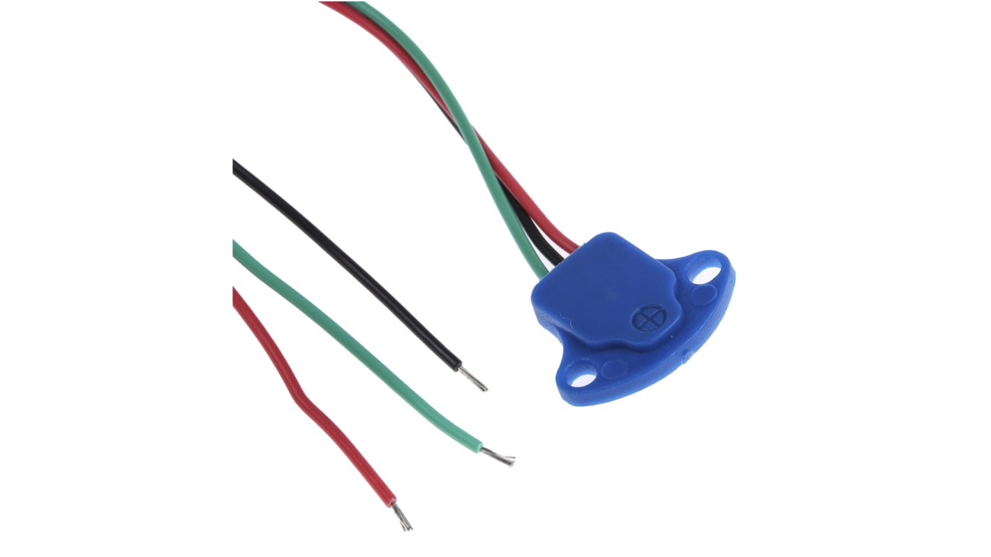 Assemtech Hall Effect Sensor, Wire Open Collector Output, 4.5 → 24 V dc