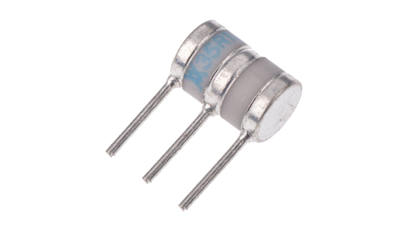 Littelfuse GTCR36 Gasentladungsableiter, 3 Elektroden Gasentladungsrohr, 10kA, 350V, Impuls 1000V, +90°C, Radial, 9.2 x