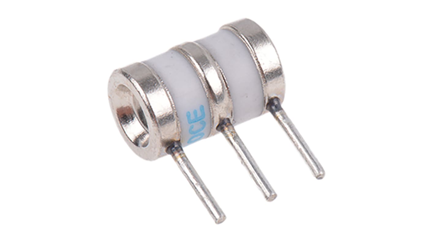 Littelfuse GTCR37 Gasentladungsableiter, 3 Elektroden Gasentladungsrohr, 10kA, 90V, Impuls 550 V @ 1000 Vμs, +90°C,