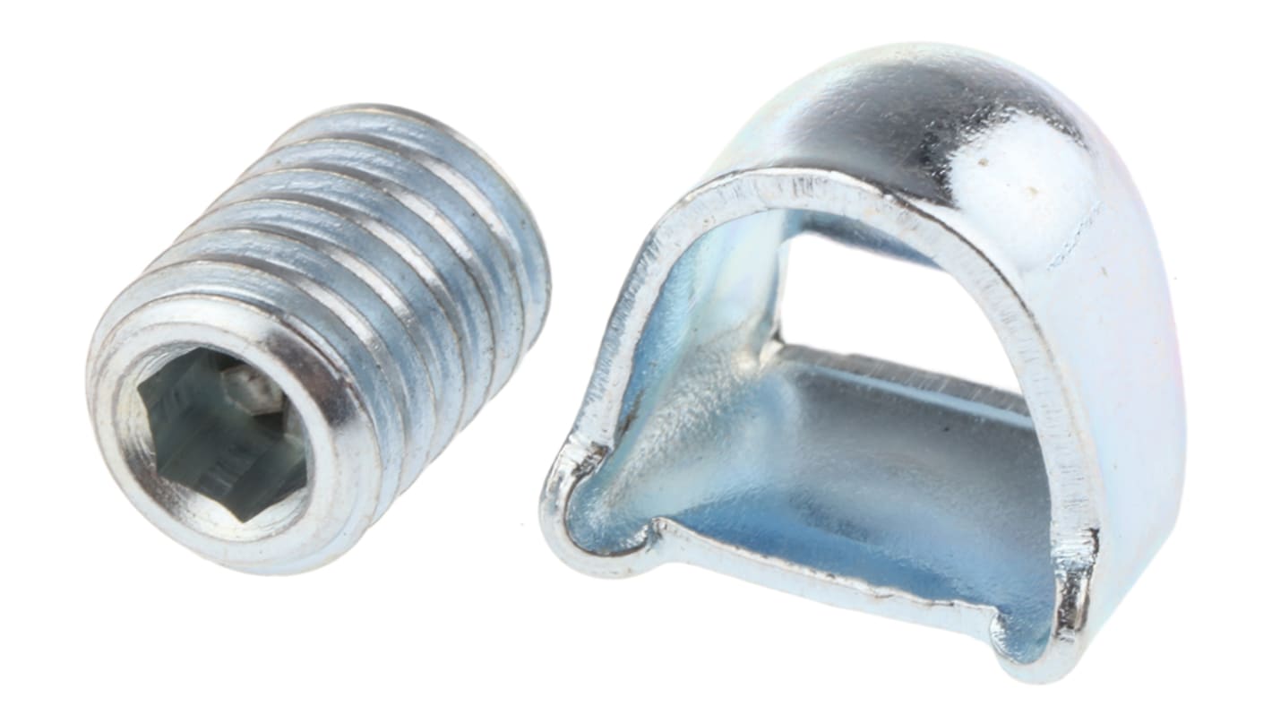 Jubilee Zinc-Plated Mild Steel Allen Screw Housing, Screw, 11mm Band Width