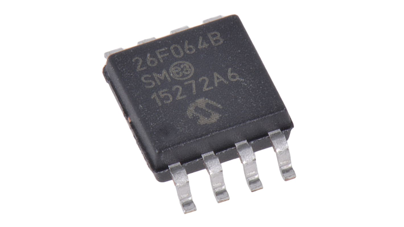 Microchip 64Mbit SPI Flash Memory 8-Pin SOIJ, SST26VF064B-104I/SM | RS
