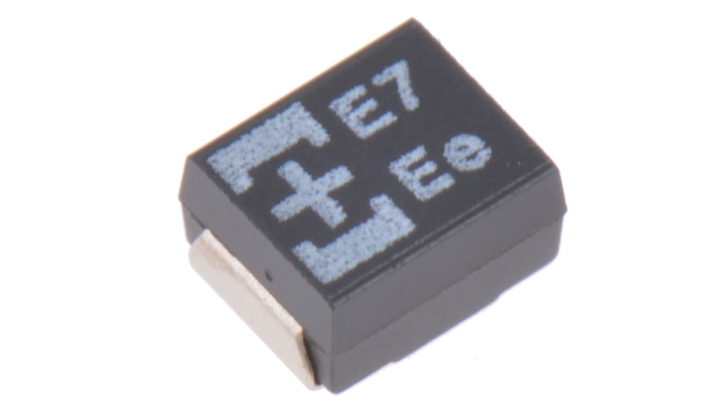 Panasonic 15μF Surface Mount Polymer Capacitor, 25V dc