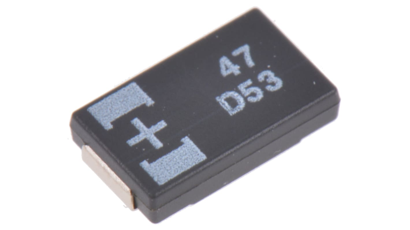 Panasonic 47μF Surface Mount Polymer Capacitor, 20V dc