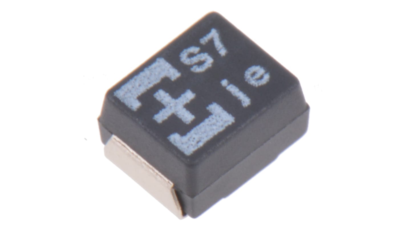 Panasonic POSCAP TA, SMD Polymerkondensator 47μF ±20% / 6.3V dc, -55°C → +105°C