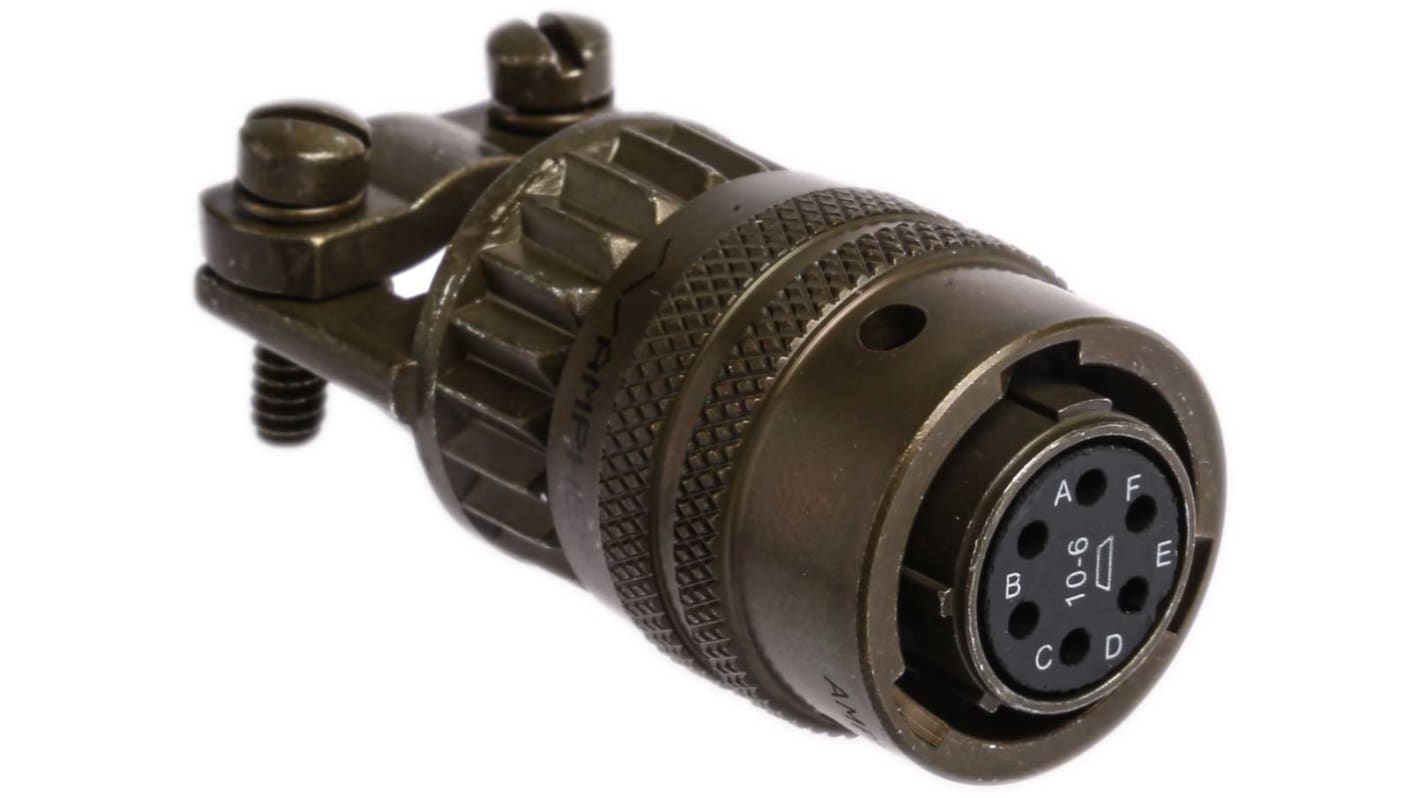 PT06E106S(SR) Amphenol Socapex, PT 6 Way Cable Mount MIL Spec