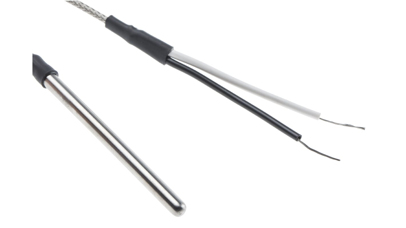 RS PRO Type J Thermocouple 75mm Length, 4.76mm Diameter → +350°C