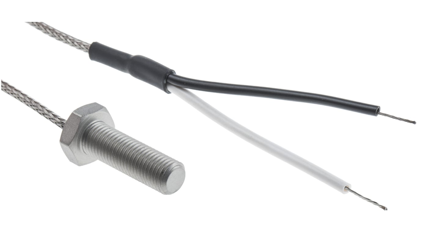 RS PRO Type J Thermocouple 25mm Length, M8 Bolt Diameter → +250°C