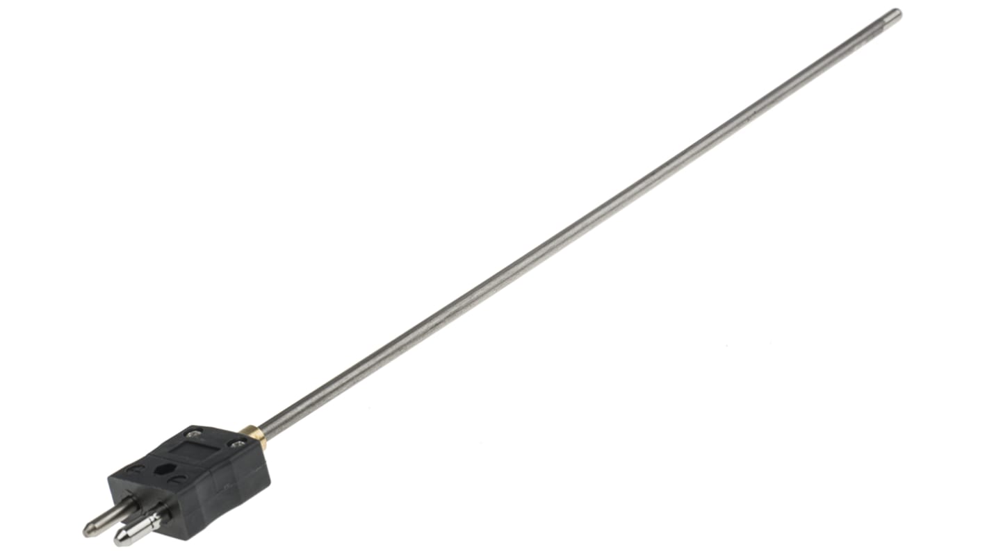 RS PRO SYSCAL Type J Mineral Insulated Thermocouple 300mm Length, 4.5mm Diameter → +1100°C