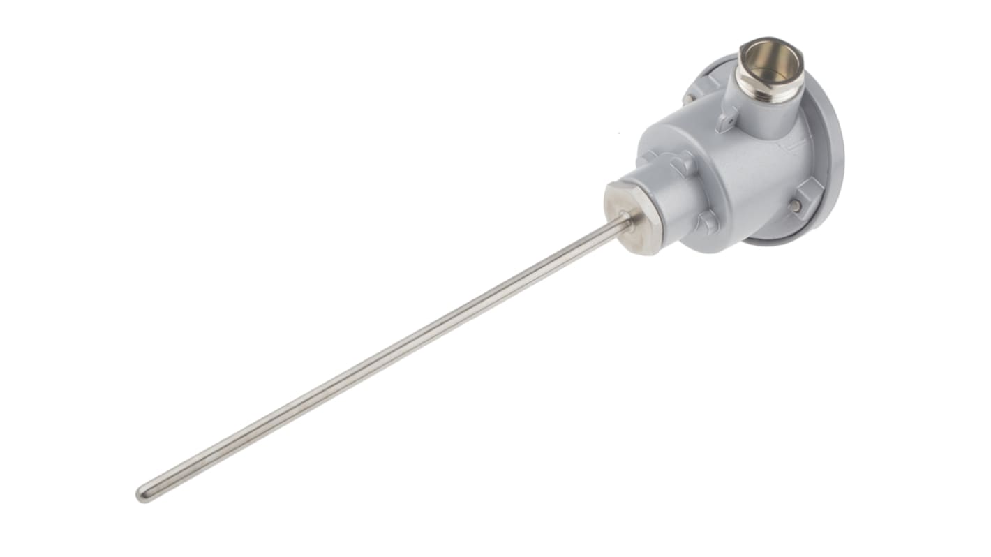 RS PRO PT100 RTD Sensor, 6mm Dia, 200mm Long, 4 Wire, Class B +450°C Max