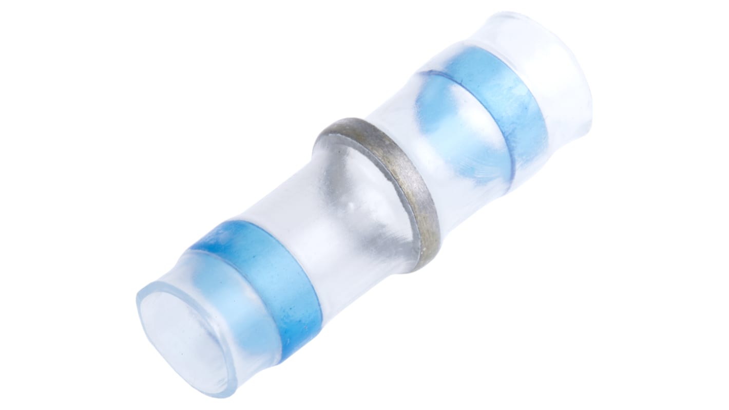 RS PRO Blue Low-Density Polyethylene Solder Sleeve 32.5mm Length 3.7 → 6mm Cable Diameter