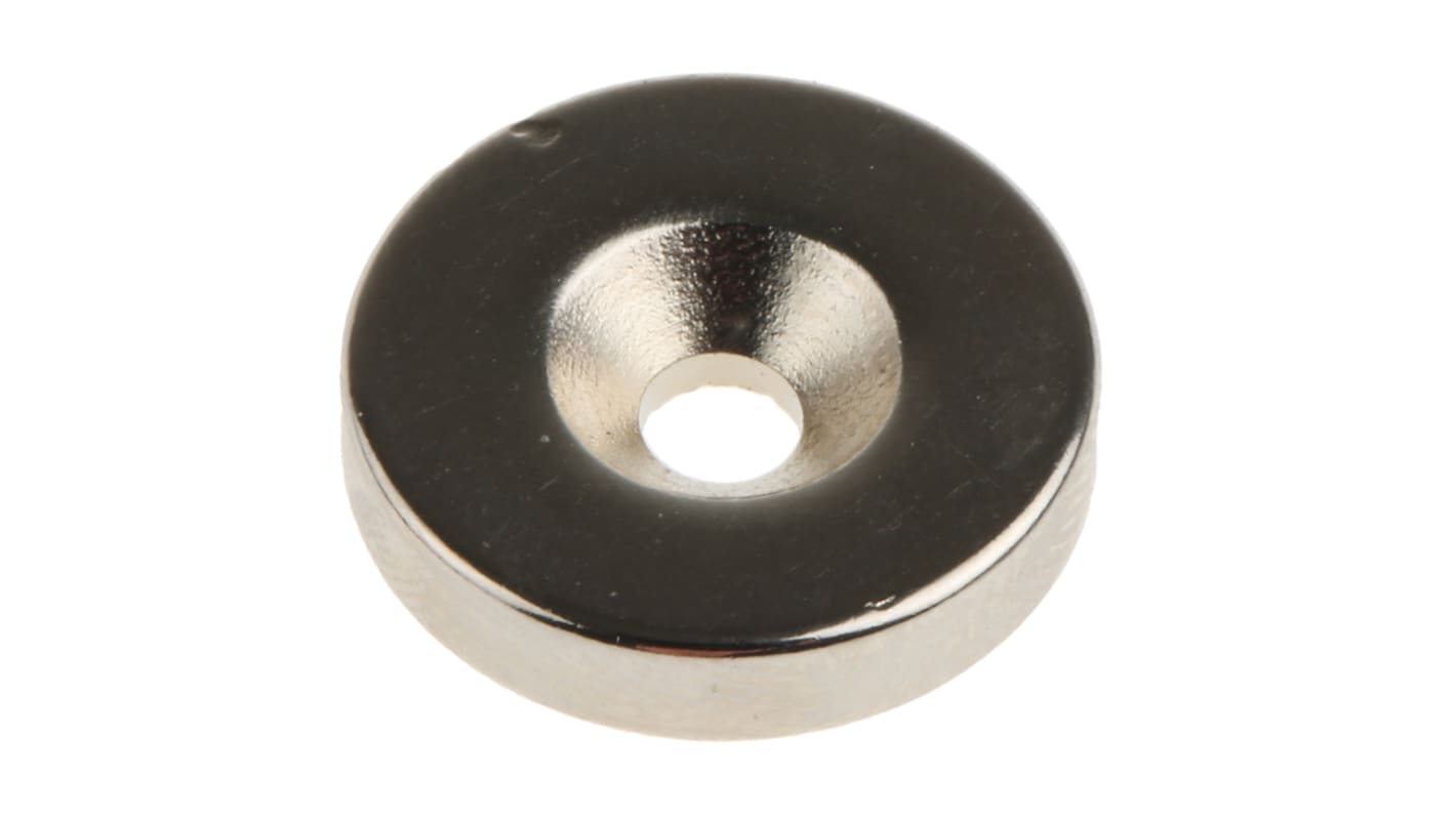 Magnete a occhiello Eclipse, Ø 15.4mm spesso 3.25mm, trazione 3.3kg