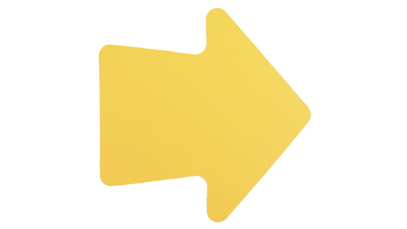 Tablica ostrzegawcza, kolor: Żółty, materiał PVC Ogólne niebezpieczeństwo Znak podłogowy