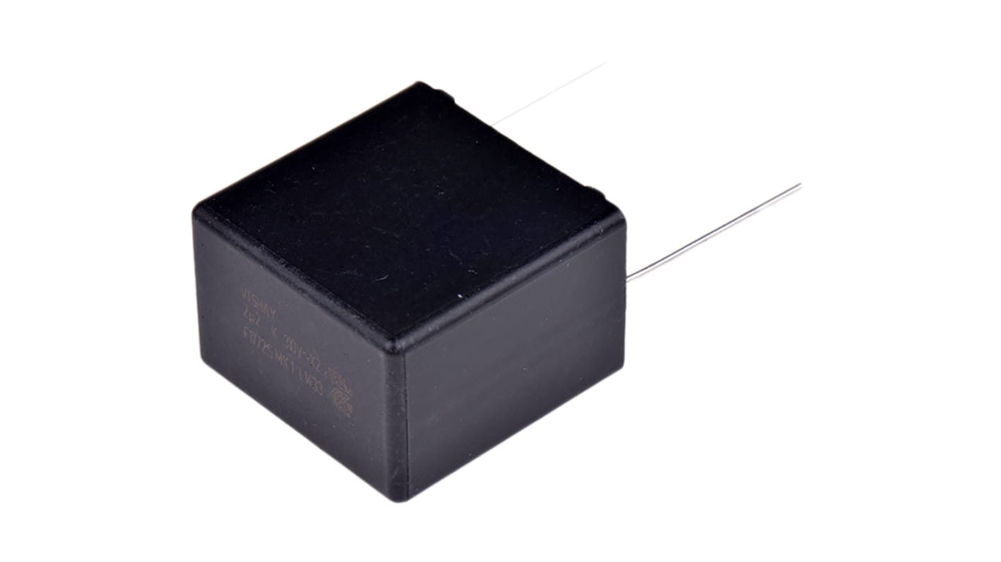 Vishay F1772S Polyester Capacitor PET, 310V ac, ±10%, 2.2μF