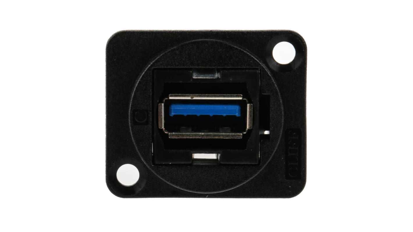 Conector USB RS PRO, Hembra, Recta, Montaje en Panel, Versión 3.0