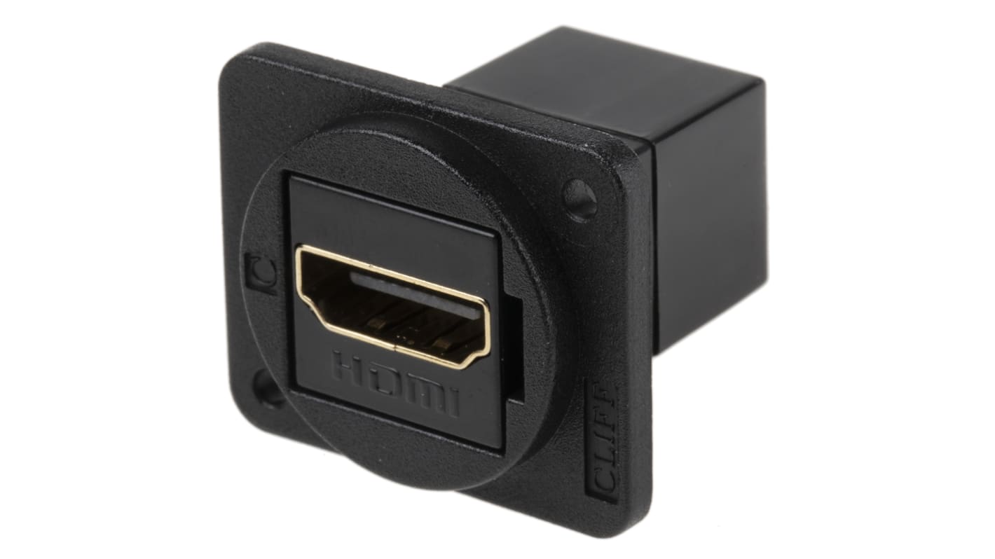 RS PRO Retvinklet HDMI-konnektor, 19-Polet, Hun