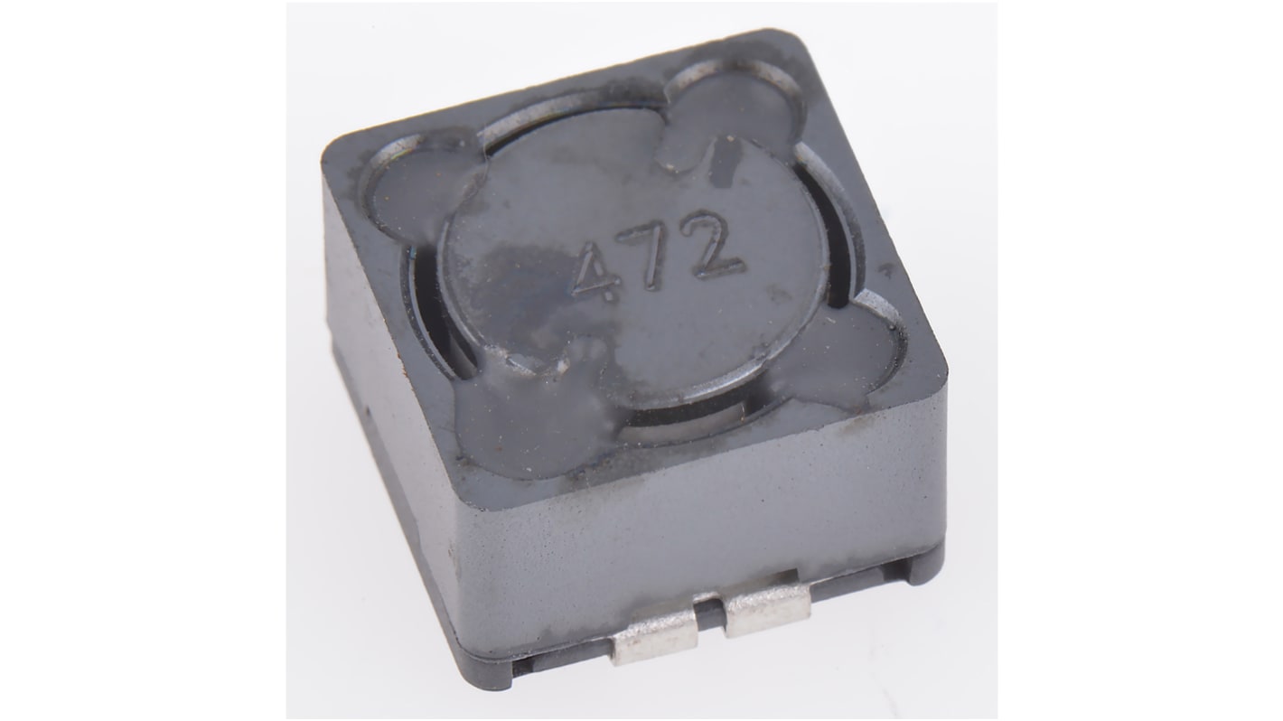 Bourns, SRR1208, E6 Shielded Wire-wound SMD Inductor with a Ferrite DR & RI Core, 4.7 mH ± 10% Wire-Wound 300mA Idc Q:20