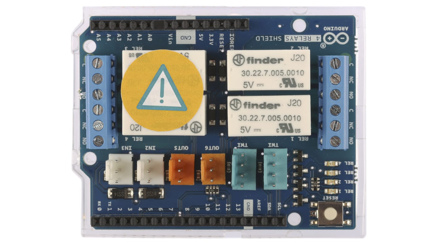 Arduino Arduino pajzs, 4 Relék árnyékolás