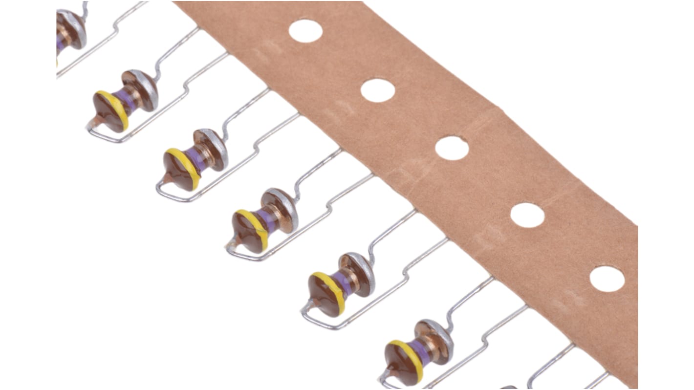 EPCOS 4.7 μH ±10% Ferrite Leaded Inductor, Max SRF:70MHz, Q:50, 3.05A Idc, 80mΩ Rdc, B82144B2