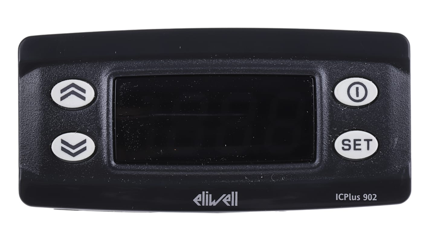 Controlador de temperatura ON/OFF Eliwell serie ICPlus, 74 x 32mm, 230 V, 1 entrada NTC, PTC, 1 salida Relé