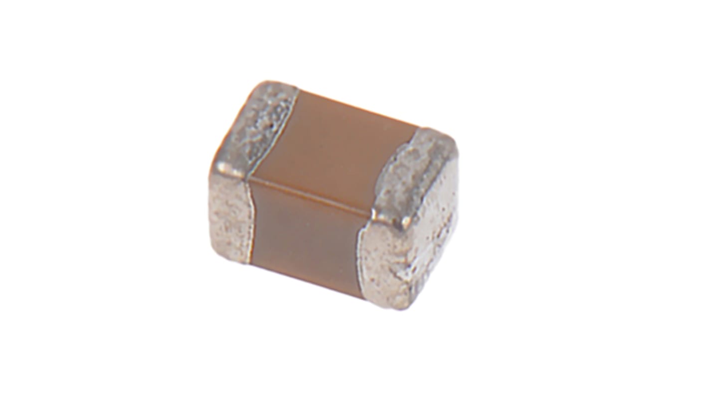 KEMET 270nF Multilayer Ceramic Capacitor MLCC, 50V dc V, ±10% , SMD