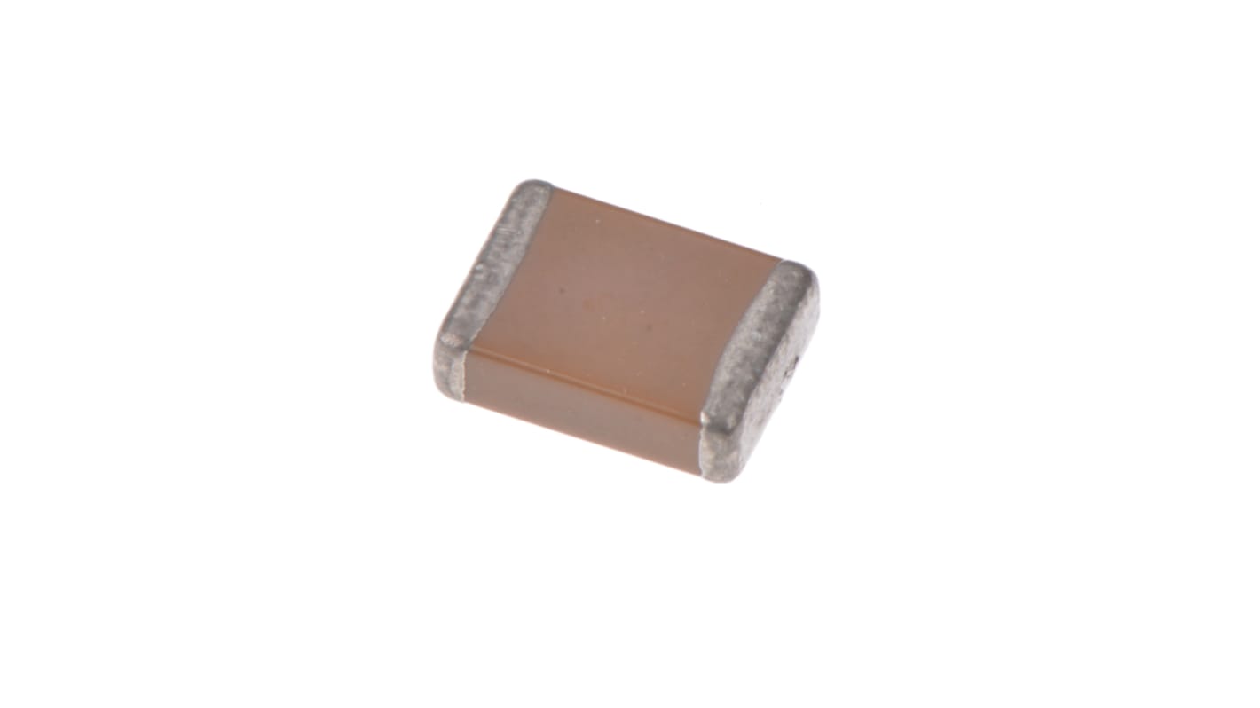 KEMET 1μF Multilayer Ceramic Capacitor MLCC, 50V dc V, ±10% , SMD