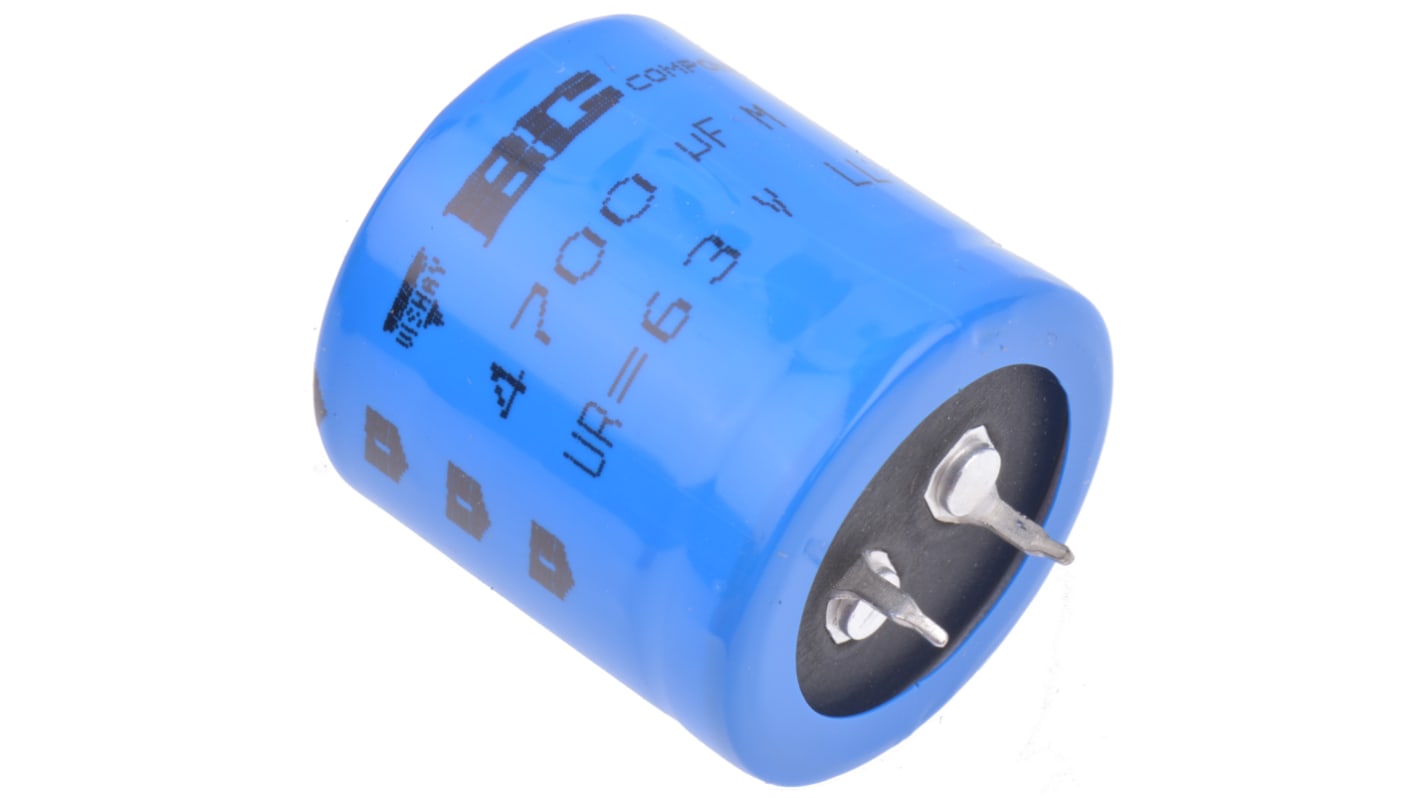 Vishay 4700μF Aluminium Electrolytic Capacitor 63V dc, Snap-In - MAL209018472E3